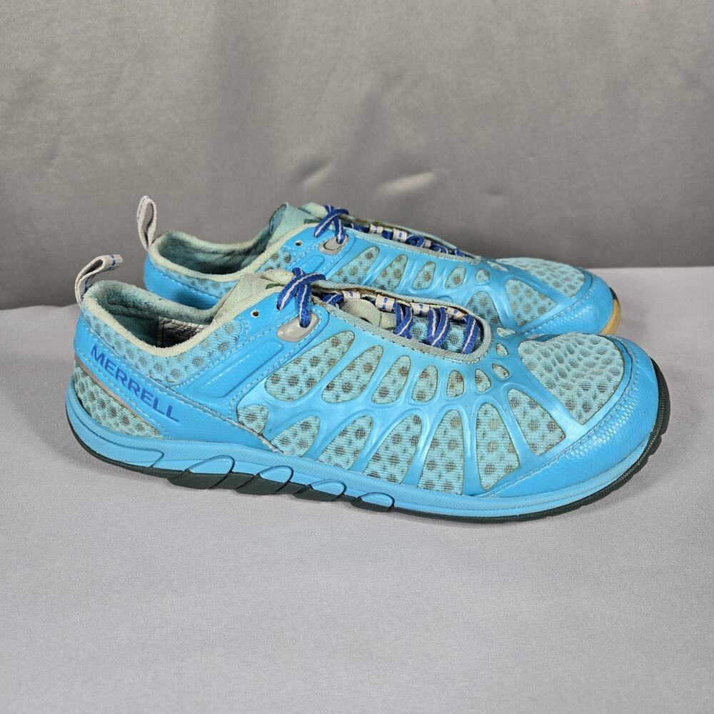 Merrell J57322 Aqua Womens 7.5 Minimalist Barefoot Running Shoes Vibram Sneakers